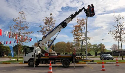 İzmit Sekapark'ta akıllı aydınlatma sistemi devrede