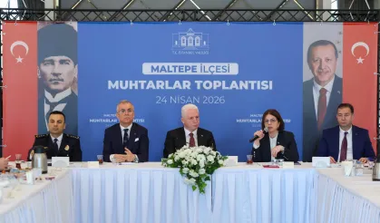 İstanbul Maltepe'de muhtarlarla koordinasyon