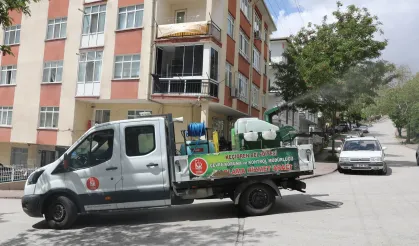 Ankara Keçiören'de çevre ilaçlanıyor