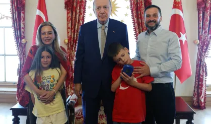 Cumhurbaşkanı Erdoğan, 'Cake Not Hate' kampanyasıyla tanınan Joshua Harris'i ağırladı