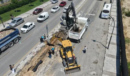 Manisa Cider Yolu'nda su baskınlarına kalıcı çözüm