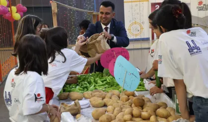 Erzurum'da çocuklar tarlada öğrendi, emeklerini hasatla taçlandırdı
