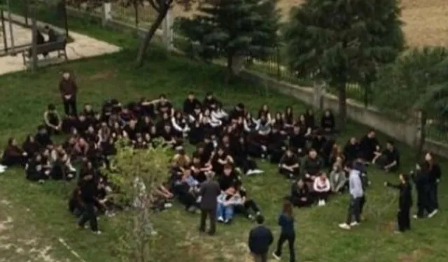 Edirne Keşan'da öğrenci protestosuna müdahale iddiası!