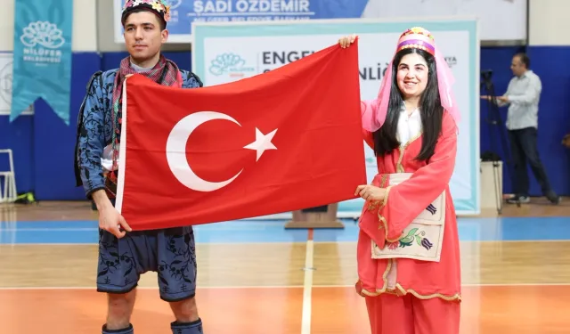 Bursa Nilüfer'de engeller sporla aşıldı