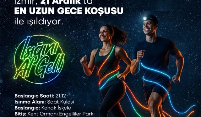 İzmirliler en uzun gecede koşacak