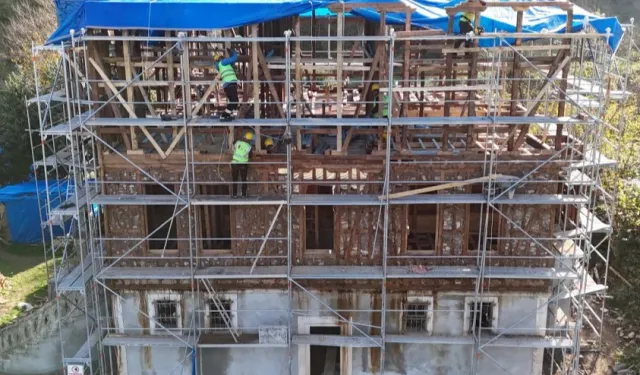 Ordu'da Çamaş Cevat Bey Konağı restorasyonla hayat buluyor