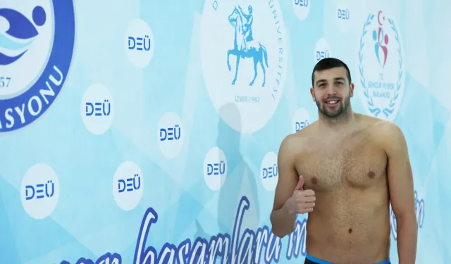 DEÜ kapılarını milli yüzücüye açtı