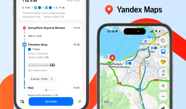 Yandex Maps, en uygun metro vagonu öneriyor