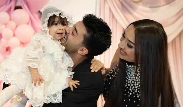 Kurtuluş Kuş, kızının 1. yaşında en özel anı yaşadı
