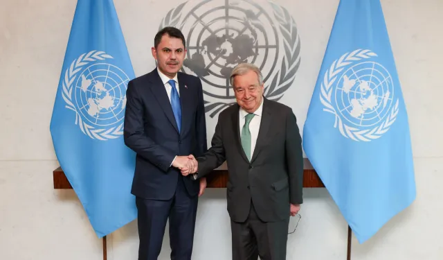 Bakan Kurum'dan BM temsilcileriyle ikili görüşme