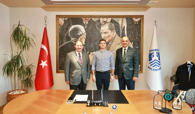 Başkan Topuz'dan Başkan Mandalinci'ye ziyaret