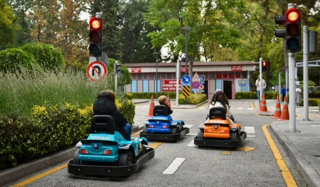 Başkentte miniklere trafik bilinci eğitimi