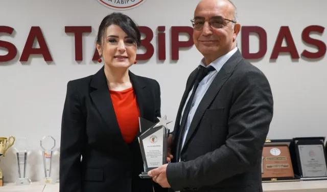 Bursa Tabip Odası'nda Ferda Firdin dönemi başladı