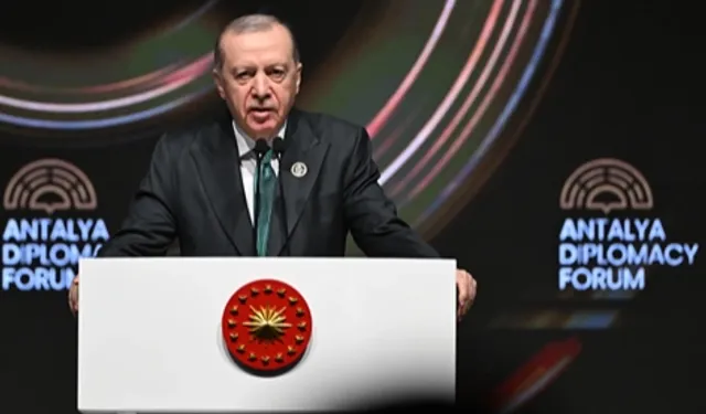 Cumhurbaşkanı Erdoğan'dan Antalya'dan barış ve diyalog mesajı