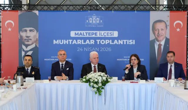 İstanbul Maltepe'de muhtarlarla koordinasyon