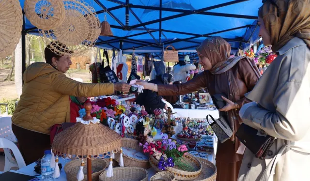 Kadın emeği Ormanya'da ziyaretçilerle buluştu