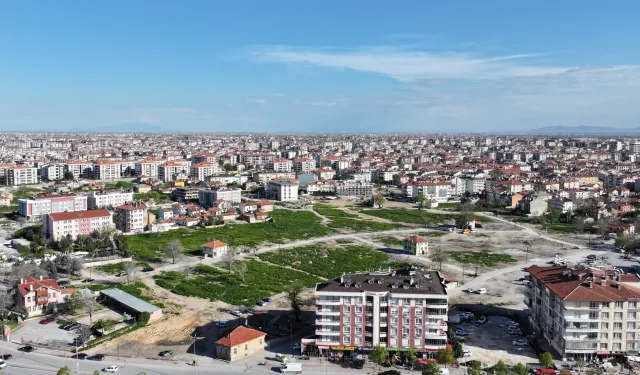 Konya'da kentsel dönüüşüm alanına yakın mercek