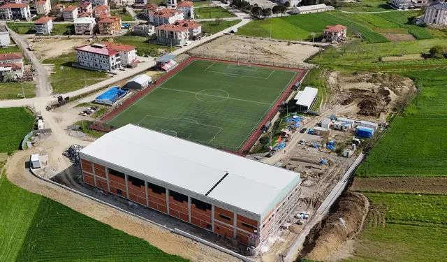 Sakarya Kaynarca'da sportif tesiste sona doğru