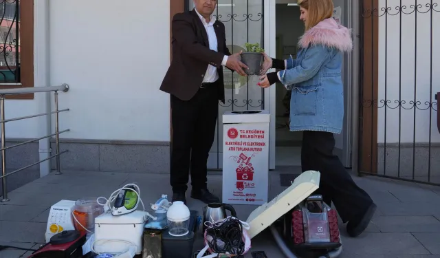 Ankara Keçiören'de elektronik atık kampanyasına yoğun ilgi