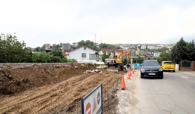Başiskele'de Selahattin Eyyubi Caddesi genişliyor