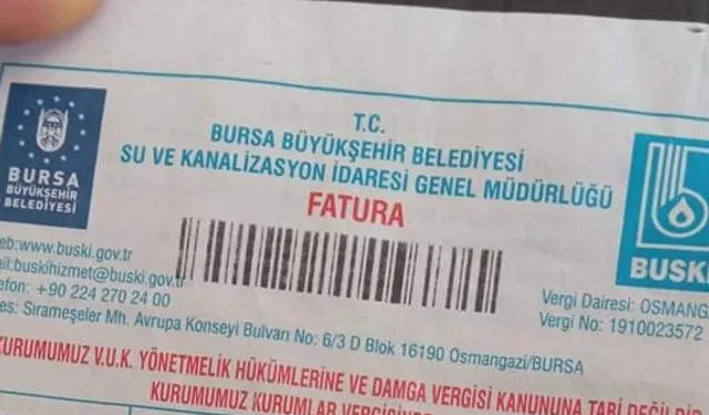 Bursa'da su faturaları yüzde 28 hafifleyecek!