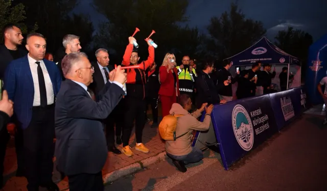 Kayseri'de Gece Koşusu coşkusu