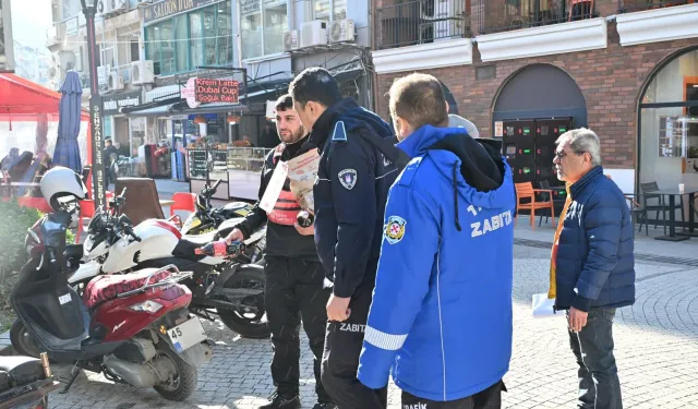 Manisa'da Sevgi Yollarında kameralı denetim