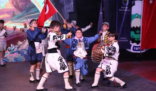 Bursa İnegöl'de Halk Dansları Topluluğu'ndan yaza merhaba