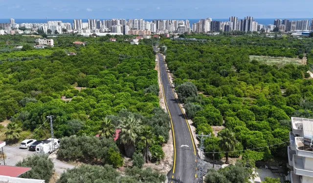Mersin'de Mezitli ve Toroslar'da yollar yenilendi
