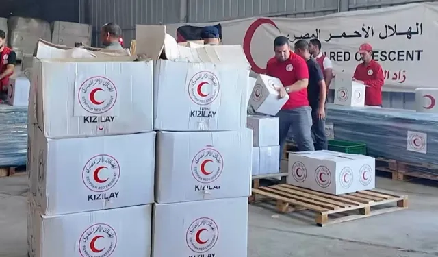 Türk Kızılayı, Gazze'de insani yardımlarını sürdürüyor