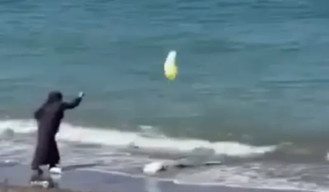 Düzce Akçakoca'da piknik sonrası çöplerini denize attılar