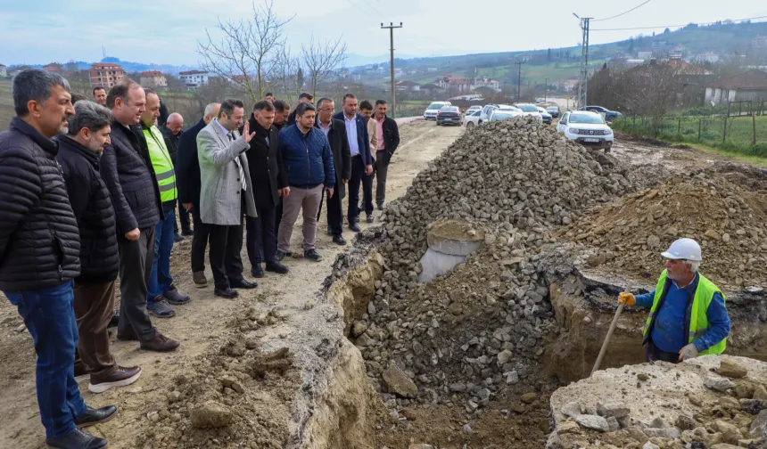 Sakarya Kaynarca’nın yeni atık su hattında  sona gelindi