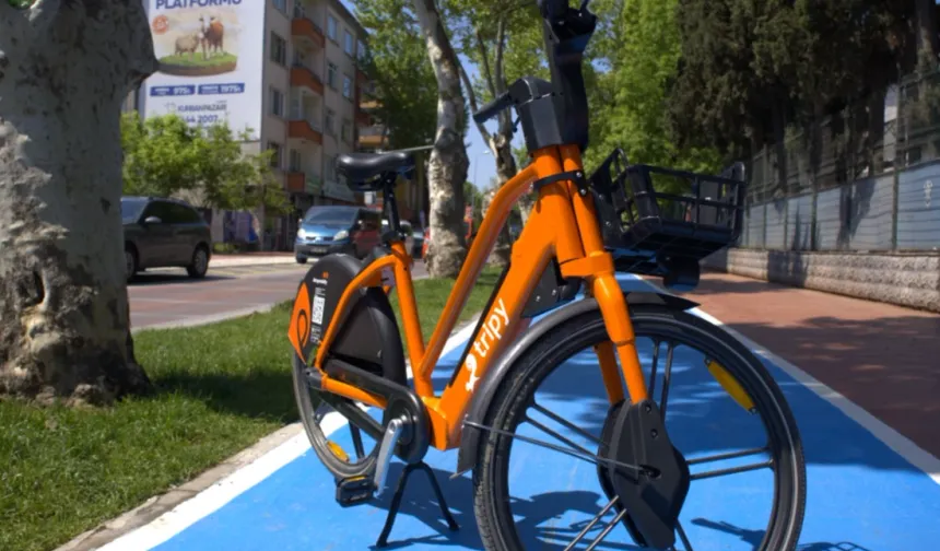 Elektirikli bisiklet Tripy’lere bahar indirimi: Dakika ücreti 2 TL
