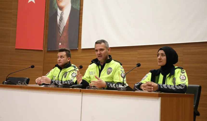Kayseri Melikgazi personeline trafik güvenliği eğitimi
