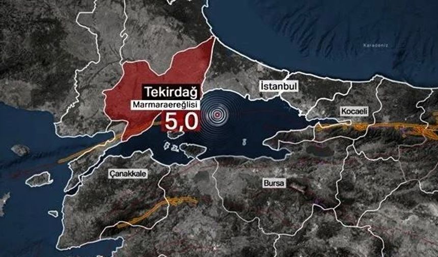 Marmara Denizi’nde Deprem!
