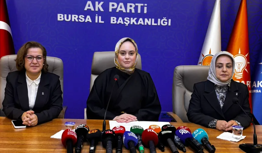 AK Parti Kadın Kolları Bursa: Şiddetin her türü kabul edilemez