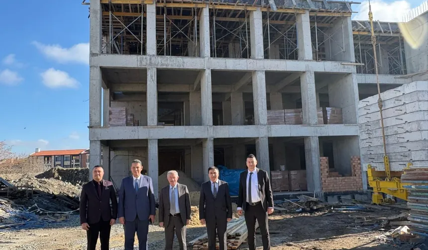 Edirne İl Sağlık'tan Keşan'daki yatırımlara yerinde inceleme