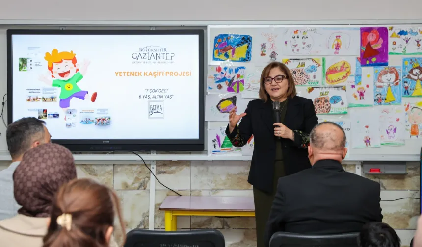 Gaziantep'te Yetenek Kaşifi Projesi okullarda tanıtılıyor
