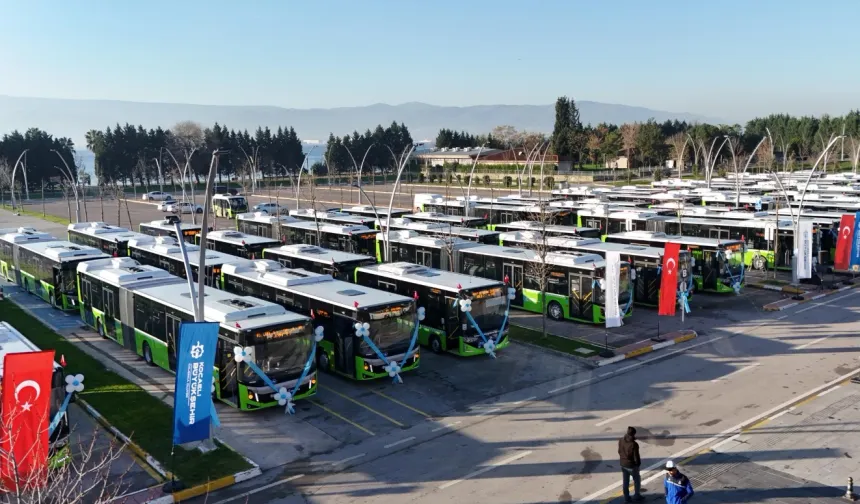 Kocaeli'nin ulaşım filosuna 68 otobüs takviye