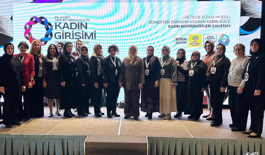 Konya Büyükşehir'den kadın gücüne destek
