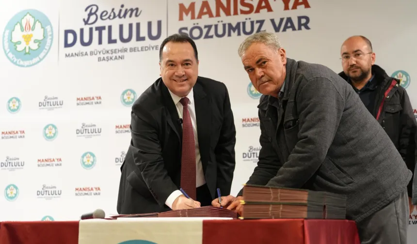 Manisa'dan üreticiye 57 milyon TL'lik destek... 2026'da damla sulama desteği geliyor