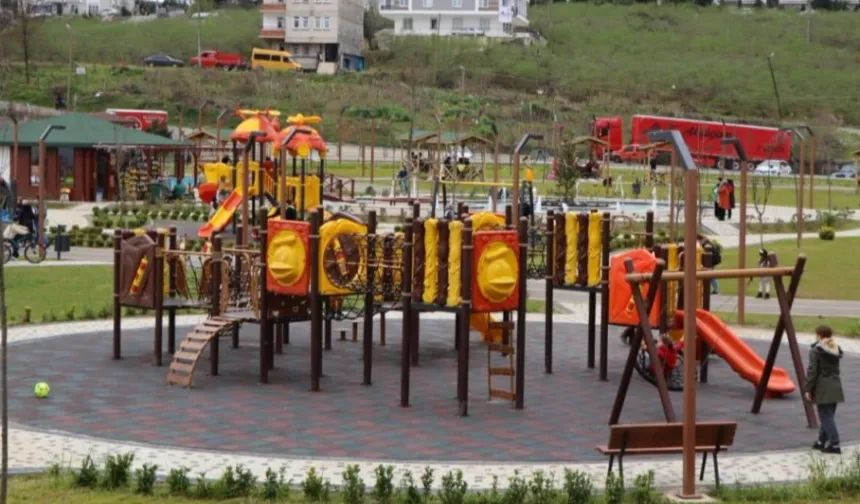 Ordu'da çocuklara 186 yeni oyun grubu kazandırıldı