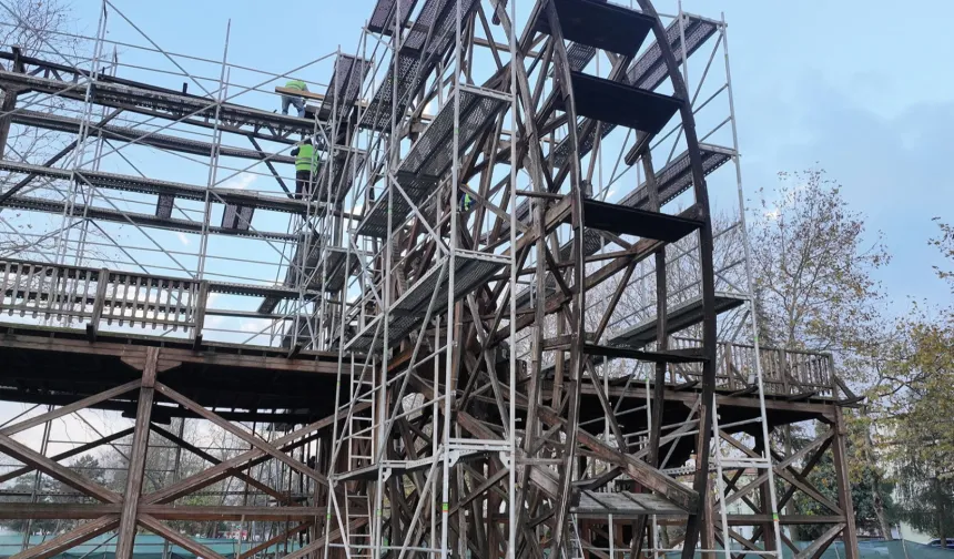 Sakarya'nın simgesi 'Tarihi Çark' yenileniyor