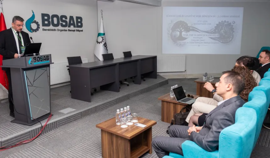 Bursa'da BOSAB sanayicisine 'yeşil dönüşüm' rehberi