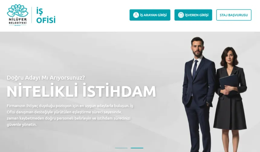 Bursa Nilüfer'de iş arayanlar ve işverenler dijitalde buluşuyor