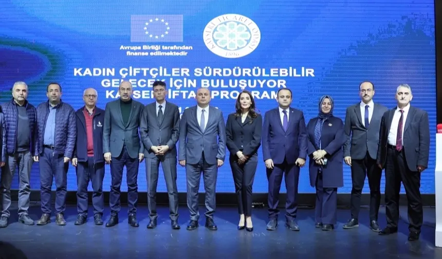 Kayserili kadın çiftçiler sürdürülebilir gelecek için buluştu