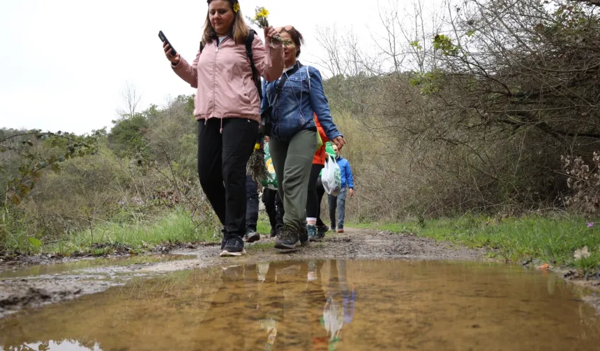 Kocaeli'de 'Bizim Köy'ün rotası Akpınar doğası oldu