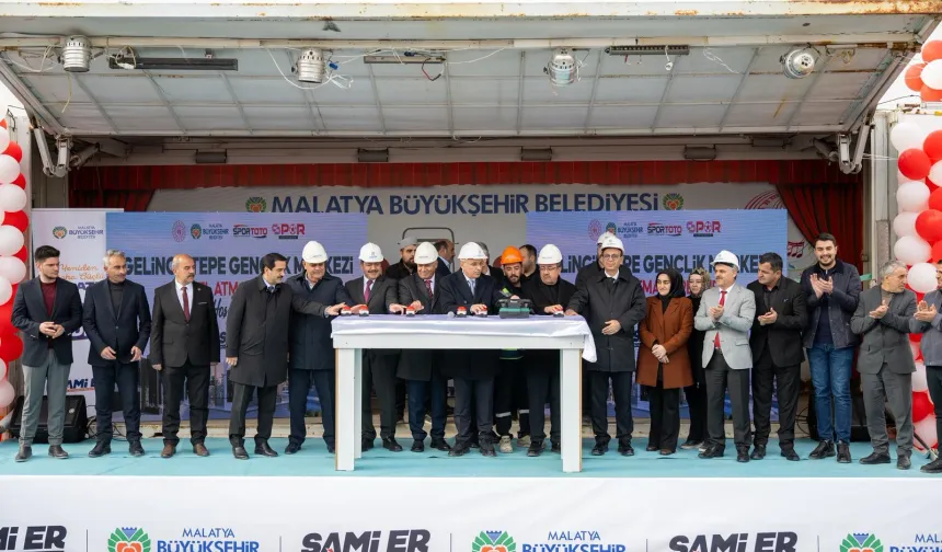 Malatya'da Gelinciktepe Gençlik Merkezi'nin temeli atıldı
