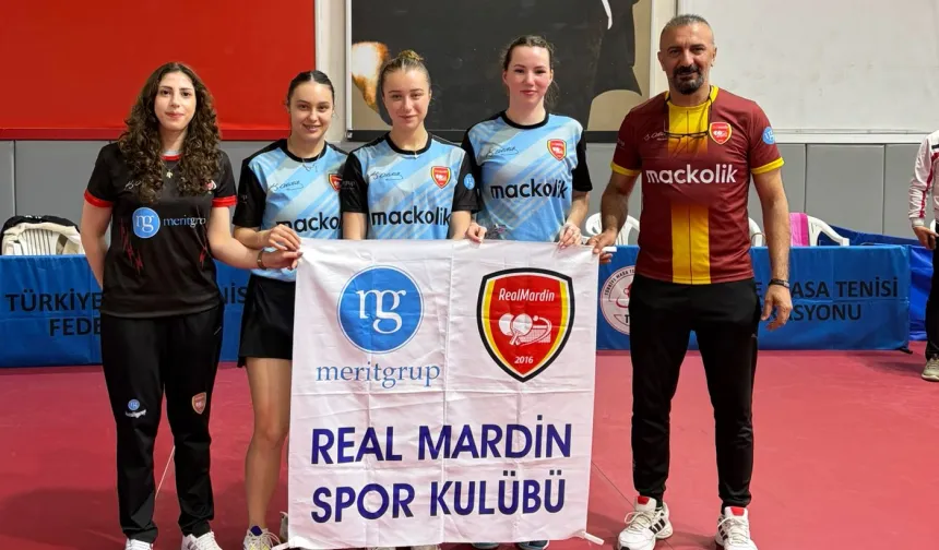 Mardin Kadın Takımı masa tenisinde tarih yazdı