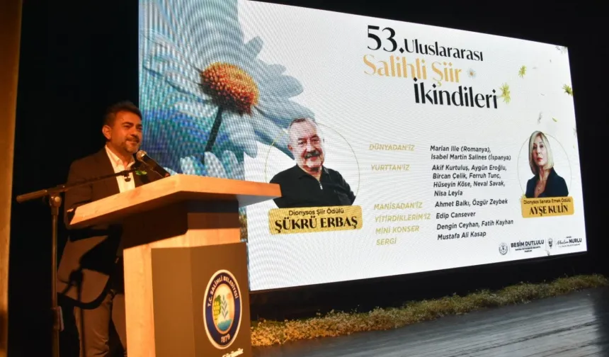 Uluslararası Şiir İkindileri ile Manisa'da sanat rüzgarı esti